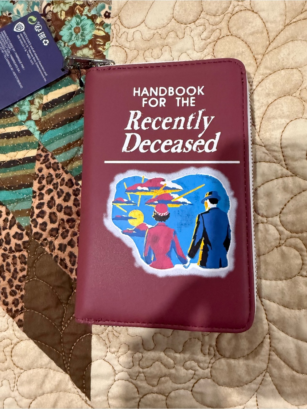 Loungefly handbook for the recently deceased wallet beetlejuice first edition